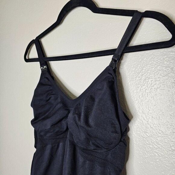 Kindred Bravely Size Large Black Simply Sublime Maternity Nursing Tank Top - Picture 3 of 8